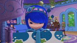 Surprised Plum Pudding Happy Birthday Sis GIF