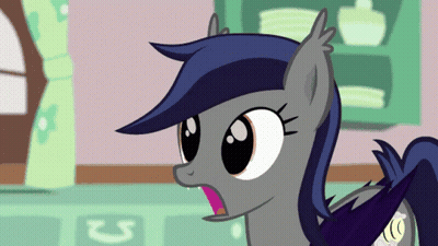 Surprised Pony GIF