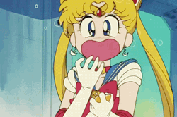 Surprised Sailor Moon