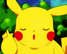 Surprised Sassy Pikachu Finger Wave GIF