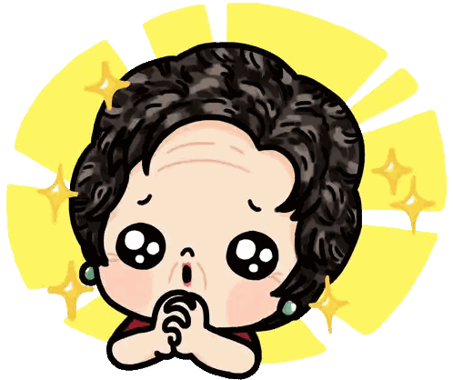 Surprised Woman Cartoon Sticker