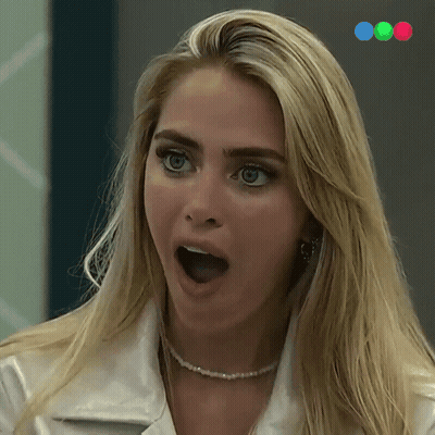 Surprised Woman Close Up GIF