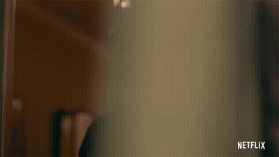 Surprised Woman Face Netflix Trailer GIF