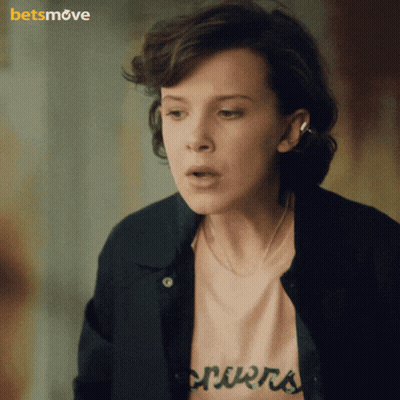 Surprised Woman In Burra T-Shirt GIF
