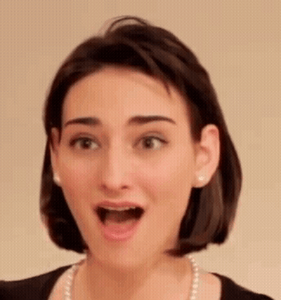 Surprised Woman Mouth Open GIF