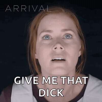 Surprised Woman Saying Give Me That Dick GIF