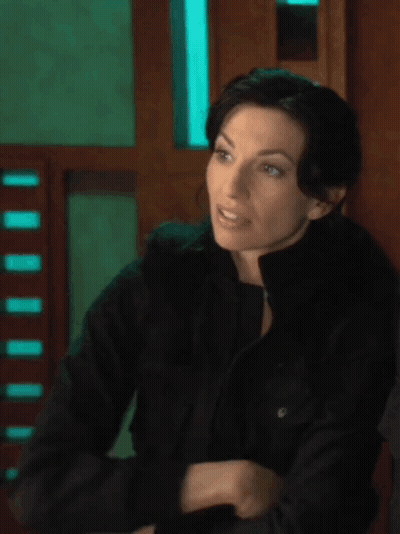 Surprised Woman Saying Got You GIF