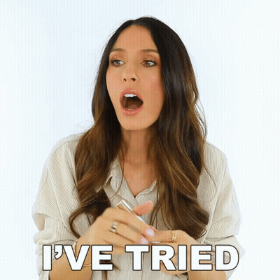 Surprised Woman Saying I've Tried GIF