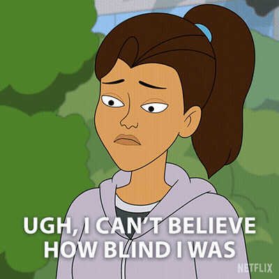 Surprised Woman Saying Ugh You Are So Lame GIF