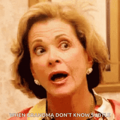 Surprised Woman When Grandma Don't Know Subtle GIF