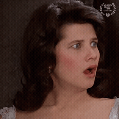 Surprised Woman Wins Atlanta Film Festival GIF