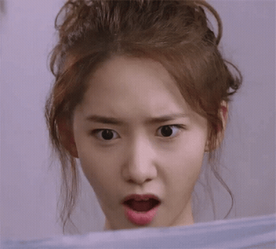 Surprised Woman With Open Mouth GIF