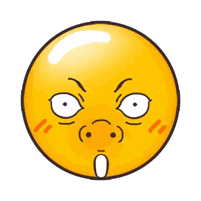 Surprised Yellow Smiley Face Sticker
