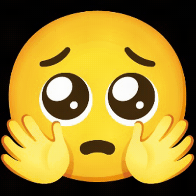 Surprised Yellow Smiley GIF