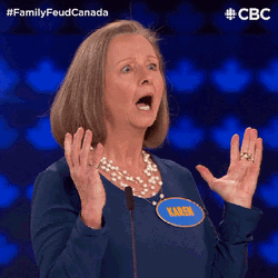 Survey Says Old Woman In Shock GIF