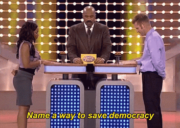 Survey Says Steve Harvey Become Poll Worker GIF