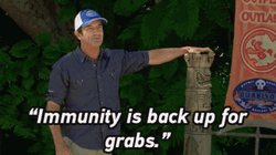 Survivor Jeff Probst Immunity Is Back Up GIF