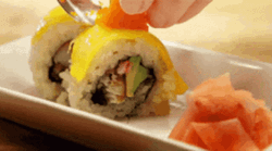 Sushi Plating Preparation GIF