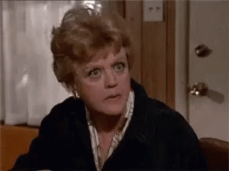 Suspense Angela Lansbury Eating Popcorn GIF