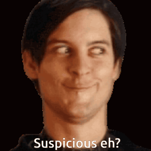 Suspicious Eh Pixel Art GIF