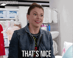 Sutton Foster Thats Nice Fake Smile GIF