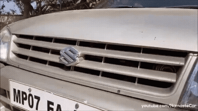 Suzuki Car License Plate MP07 FA GIF