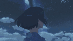 Suzume Mesmerized Meteor Shower Your Name GIF
