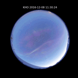 Svalbard Aurora All-Sky Camera GIF
