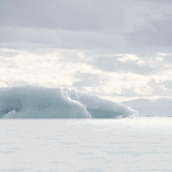 Svalbard Iceberg Landscape GIF