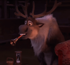 Sven Reindeer Cowbell GIF