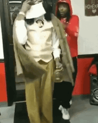 Swag Dancing Pimp Walk  GIF