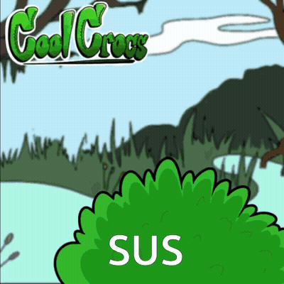 Swamp With Cool Crocs GIF