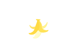 Swaying Dancing Banana Peel GIF