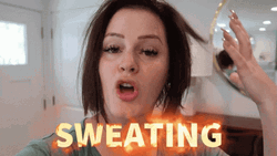 Sweating Really Hard Enough Meme GIF