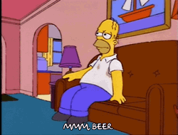 Sweaty Homer Simpson Wiping His Forehead GIF