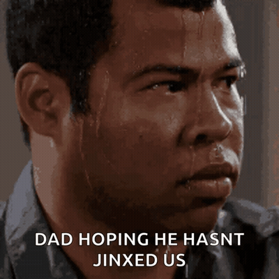 Sweaty Man Saying Dad Hope I Havent Jinxed Us GIF