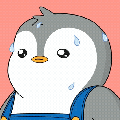 Sweaty Penguin Cartoon GIF