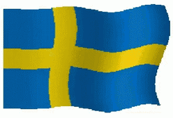 Sweden Flag Animation