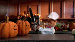Swedish Chef Jack O Lantern  GIF