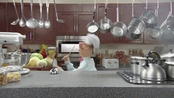 Swedish Chef Kitchen Percussion GIF