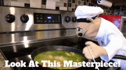 Swedish Chef Look At The Masterpiece GIF