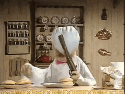 Swedish Chef Making Donut GIF