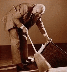 Sweep Something Under The Rug GIF