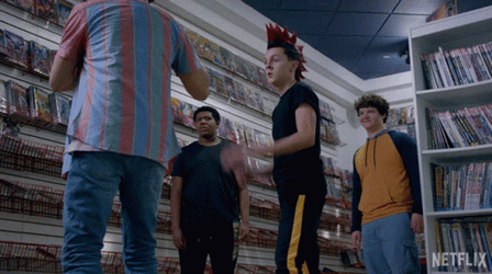 Sweep The Leg Cobra Kai Eli Moskowitz GIF