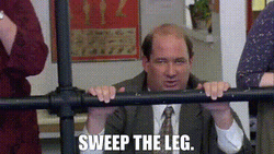 Sweep The Leg The Office Kevin Malone GIF
