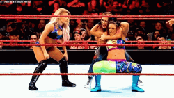 Sweep The Leg Women Wrestling WWE GIF