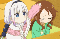 Sweet Comforting Kanna GIF