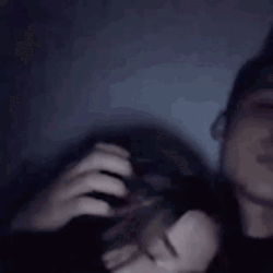 Sweet Couple Cuddle Video Caress Head GIF
