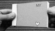 Sweet Couple Love Expression Flipbook GIF