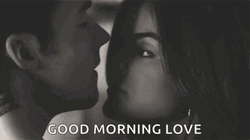 Sweet Couple Nose Kiss Good Morning Honey GIF